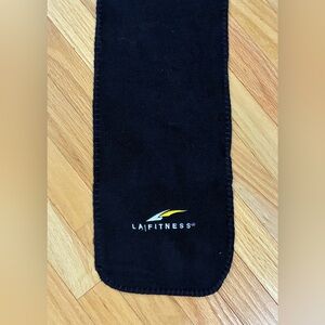 LA Fitness Embroidered Scarf